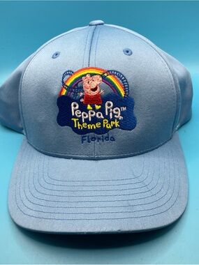 peppa pig theme park flordia hat adult size